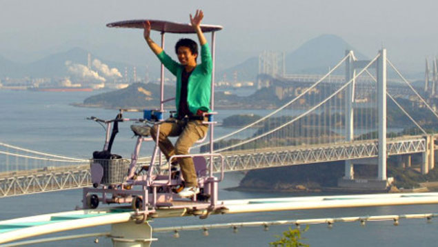 Terrifying Pedal Powered Roller Coaster