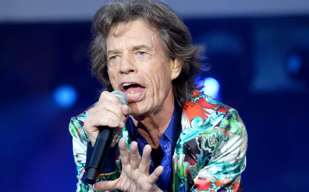 Sir Mick Jagger is back on his feet and has still got his signature