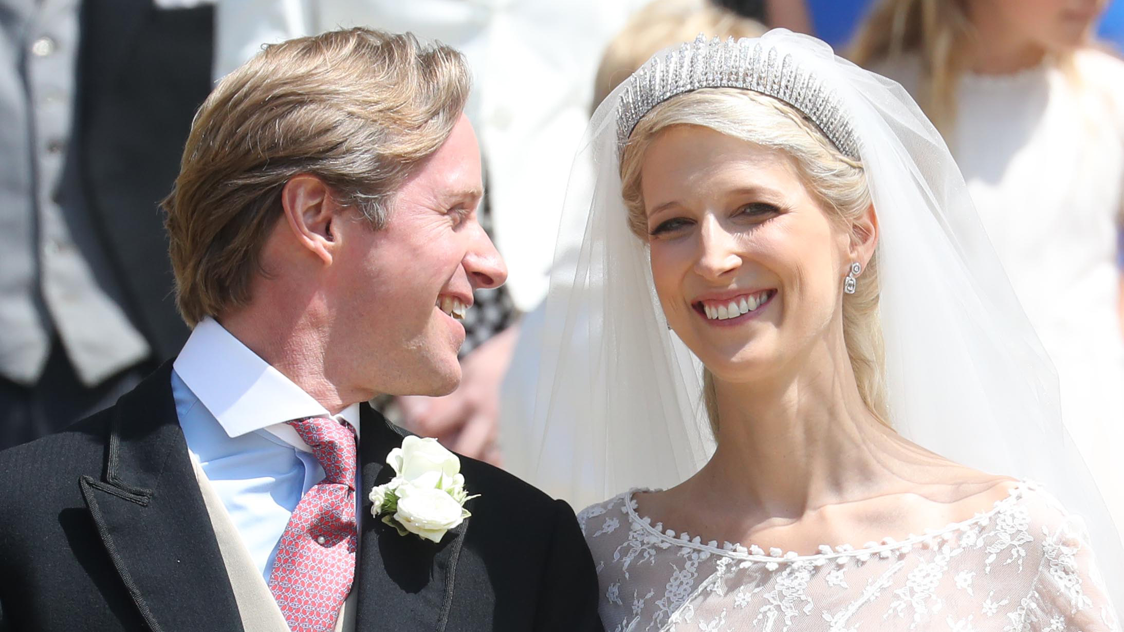 Lady gabriella windsor second wedding clearance dress