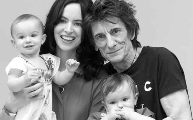 Ronnie Wood Shares Rare Photo Of His Twins On Their Fourth Birthday And They Are Beautiful