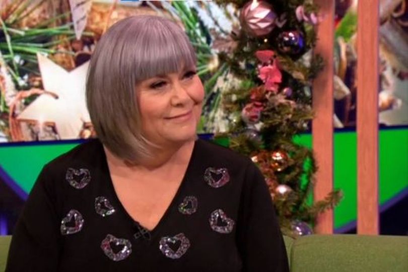 After Ditching Her Signature Brunette Locks Dawn French Debuts Fun New Hair Colour